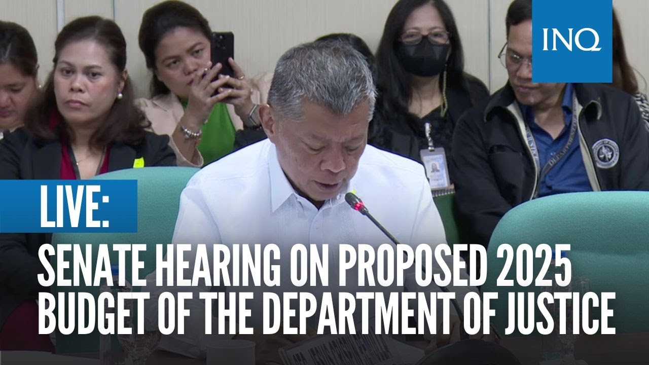 LIVE: Senate hearing on proposed 2025 budget of the Department of Justice | August 28
