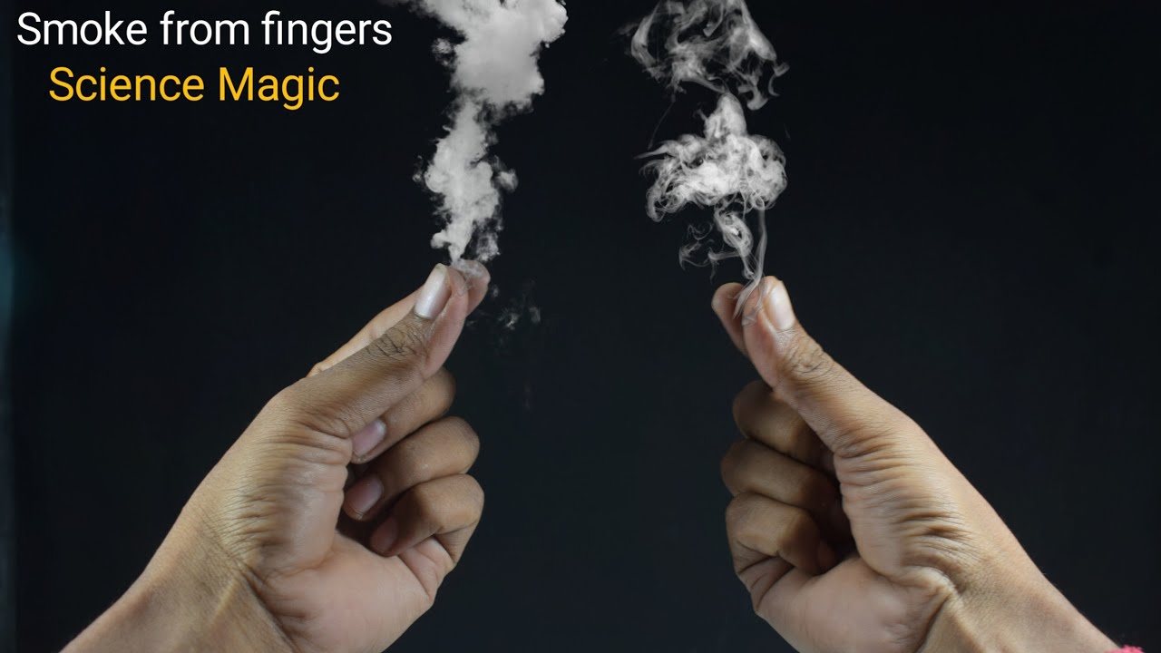 Amazing SMOKE Experiment Trick || Smoke from Fingers Magic || Science Project