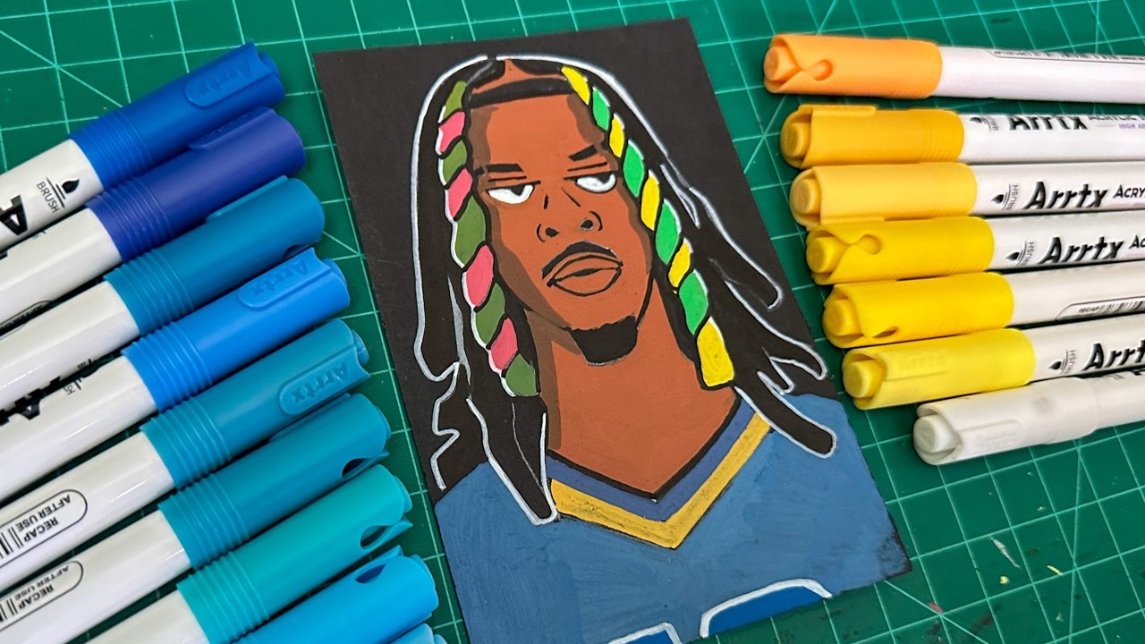 WOAH! I Tried 90-PACK Arrtx Acrylic Markers!! #arrtx