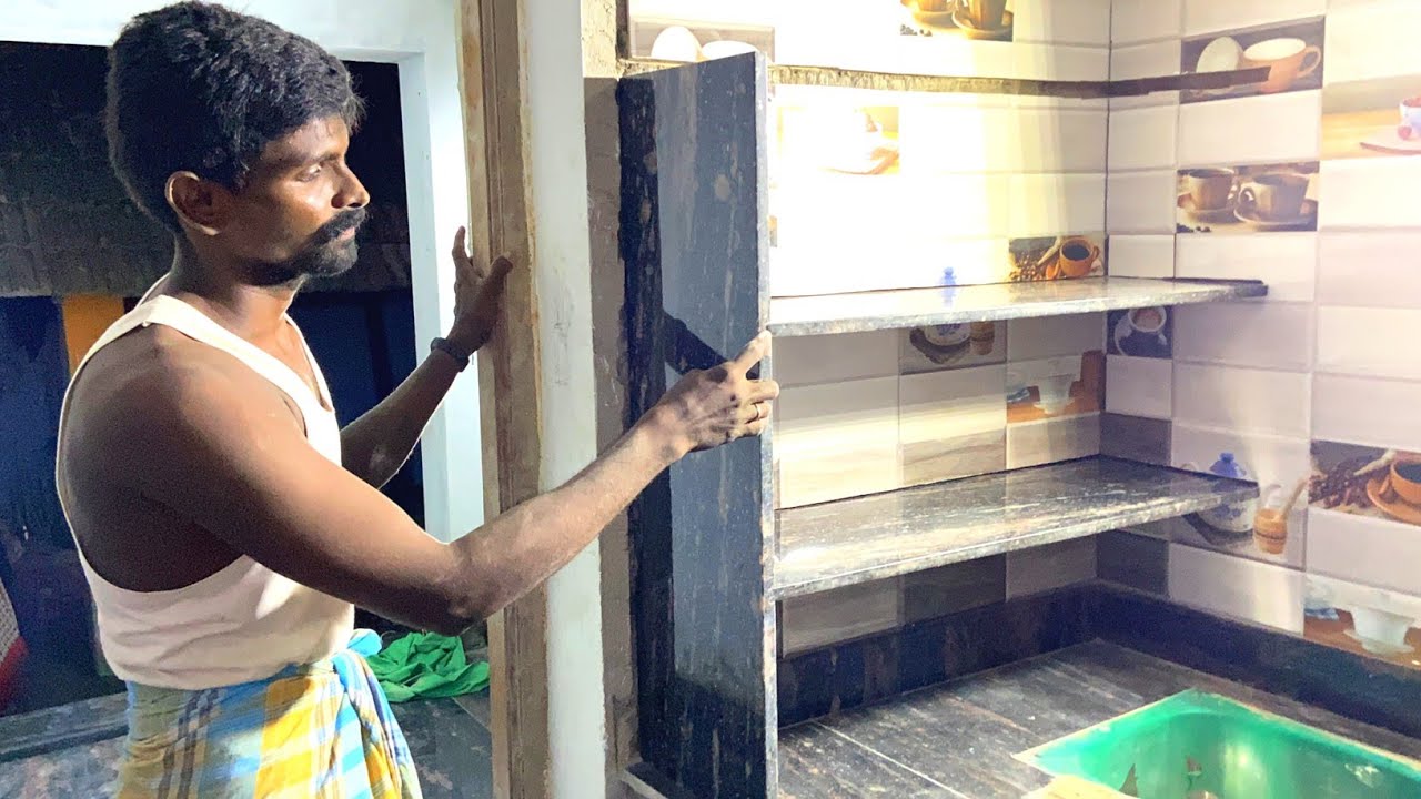 Kitchen rack technician-House Design kitchen granite rack installation