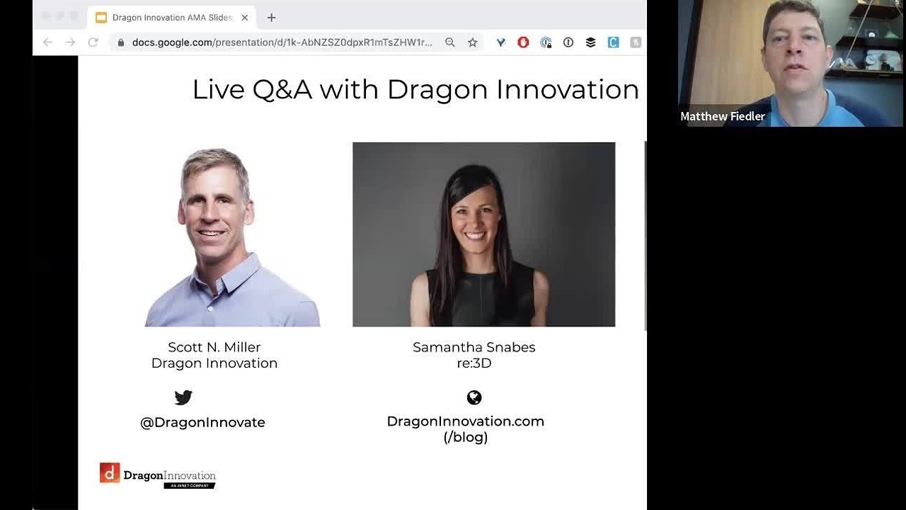 (Recording) Sustainability in Manufacturing - Live Q&A Session with Dragon Innovation and re:3D