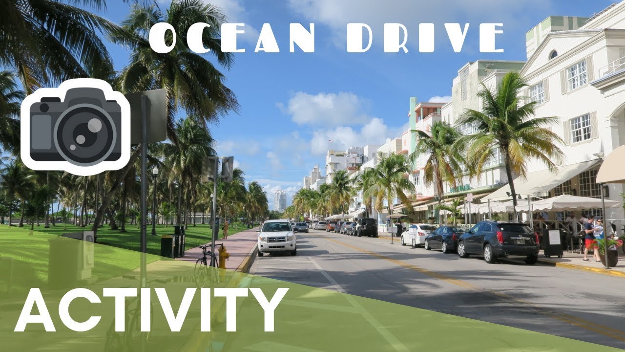 DRIVING OCEAN DRIVE BY DAY🌝 IN FORD MUSTANG🐎 MIAMI 🌴SOUTH BEACH 🌴