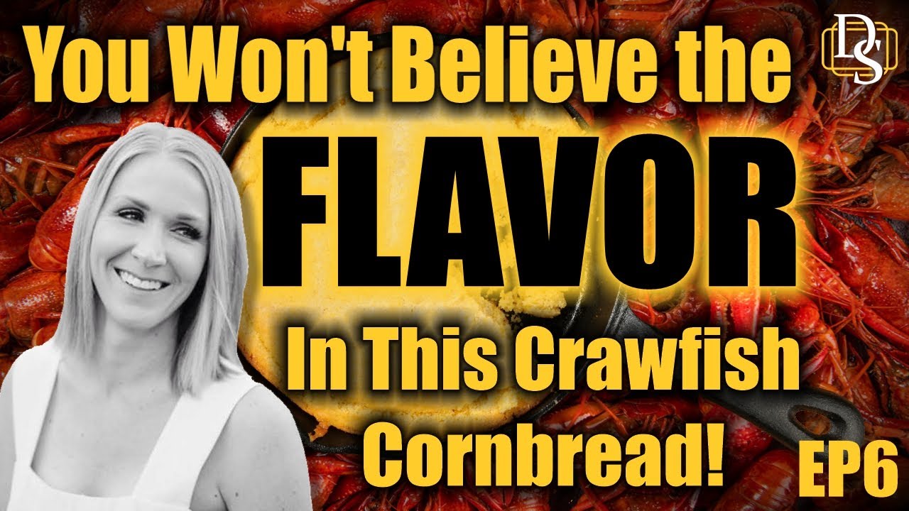 Crawfish Cornbread Muffins - Best Cajun Cornbread Recipe - Authentic Cajun Dish from Louisiana