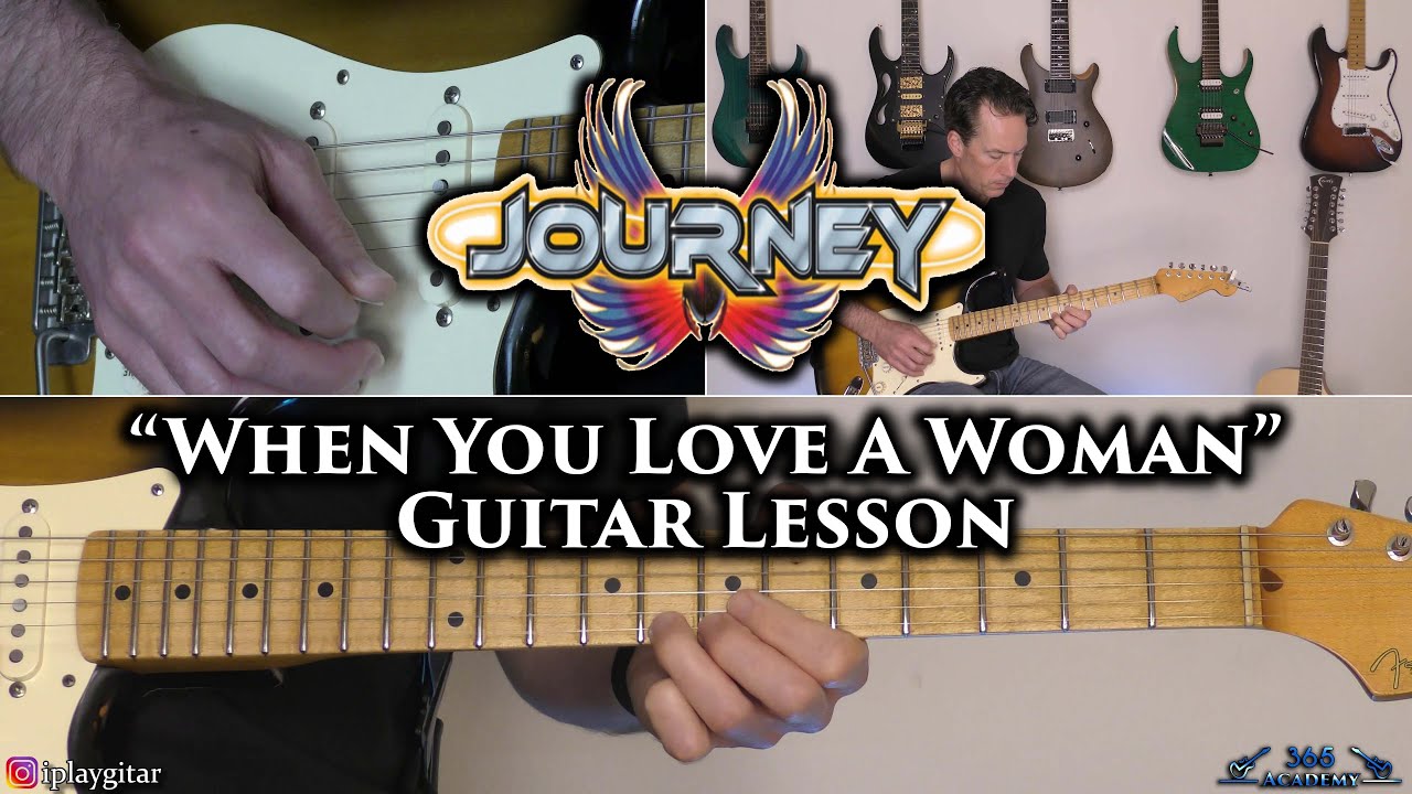 Journey - When You Love a Woman (Урок игры на гитаре)
