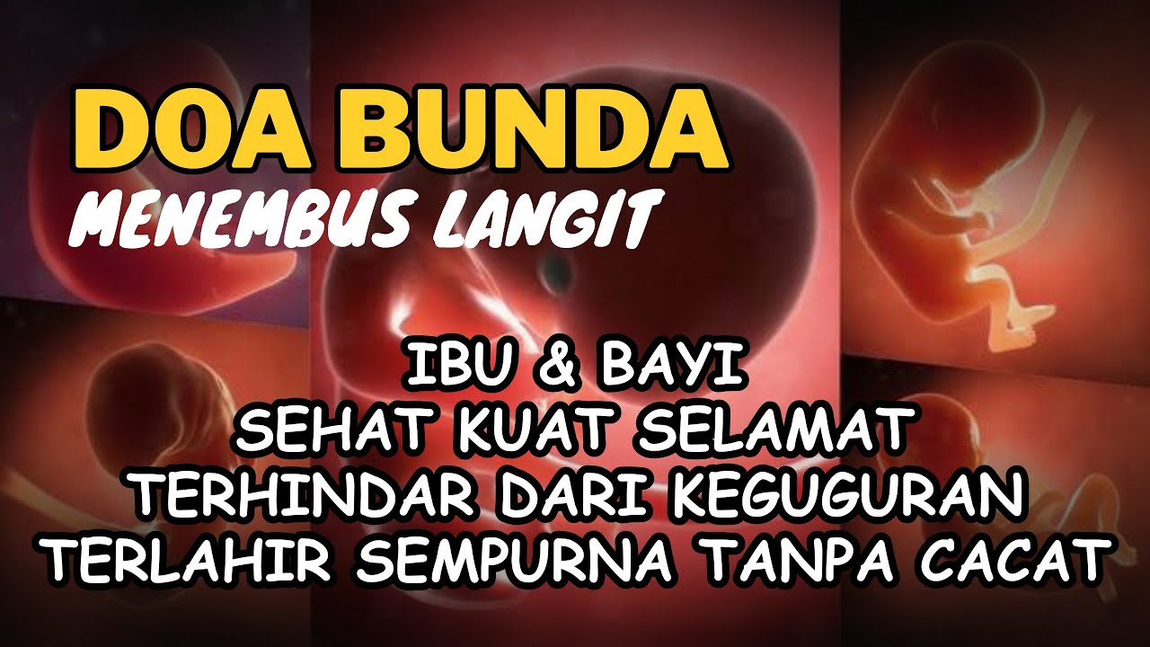 DOA MUSTAJAB Untuk IBU HAMIL Agar Bayi Sehat Sempurna dan Mudah Melahirkan - PIPIN HERLINA