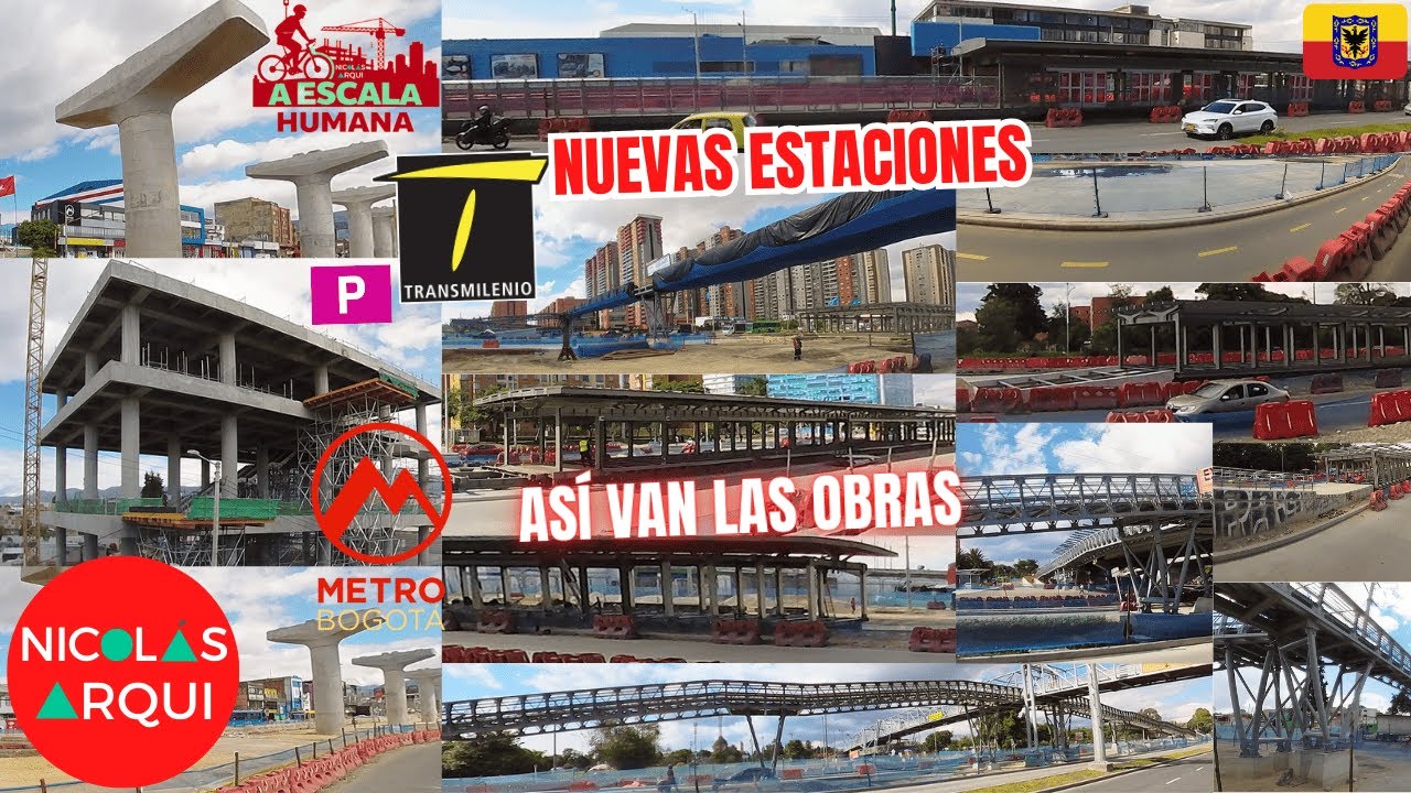 Asi va VIADUCTO Metro de Bogotá y la Avenida 68 entre 1 de Mayo y Calle 72 en Bogotá 🇨🇴 NUEVAS OBRAS