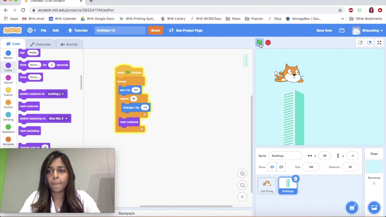Make It Fly Scratch 3.0 Lesson: Part 1