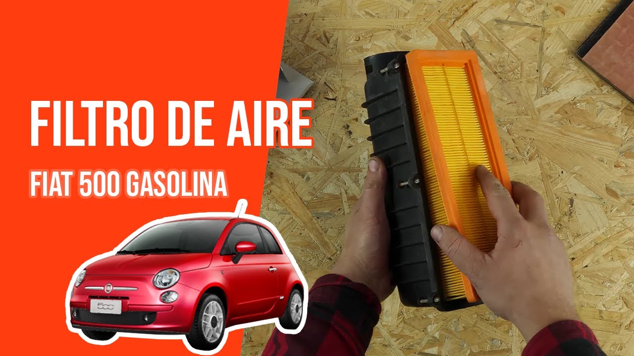 Cómo cambiar el filtro de aire FIAT 500 1.2 8V 💨
