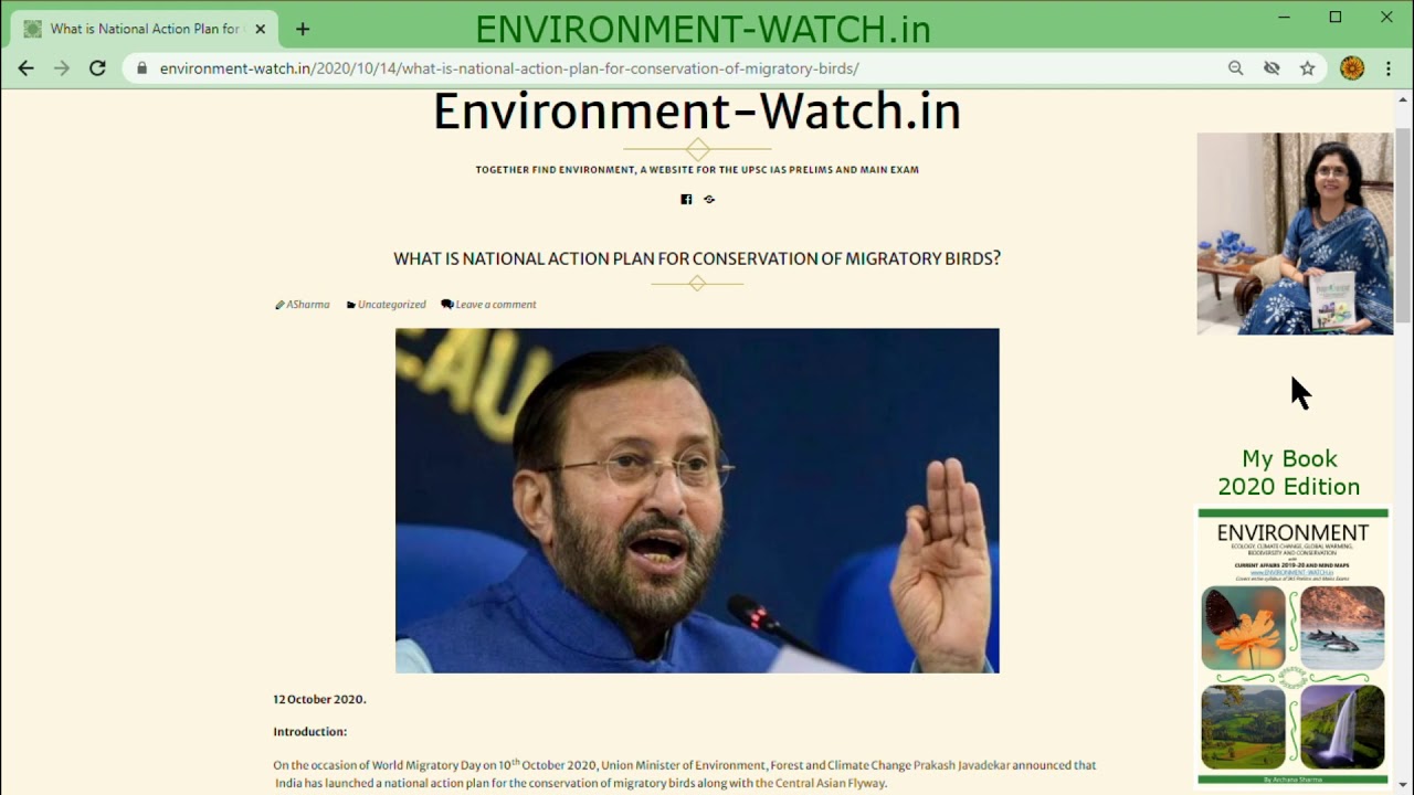 Environment Current Affairs - October 2020