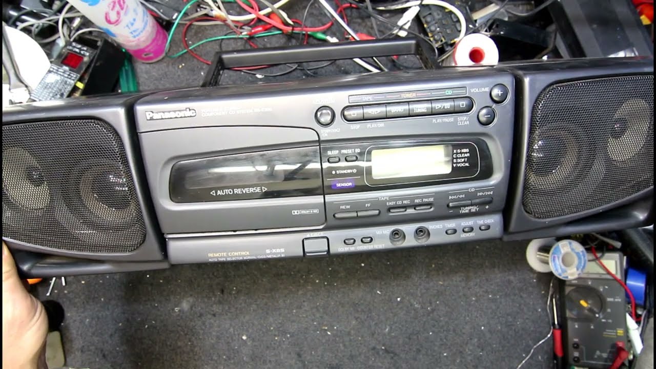 Boombox Bonanza 4: Panasonic RX-E300 CD Not Reading and Tape Fault, Plus I Dropped it