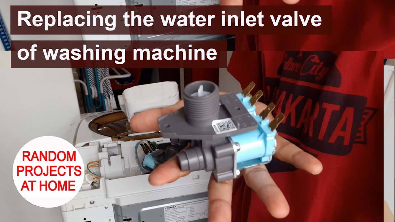 Project: Replacing the water inlet valve of Toshiba washing machine  (AW-B1100G)
