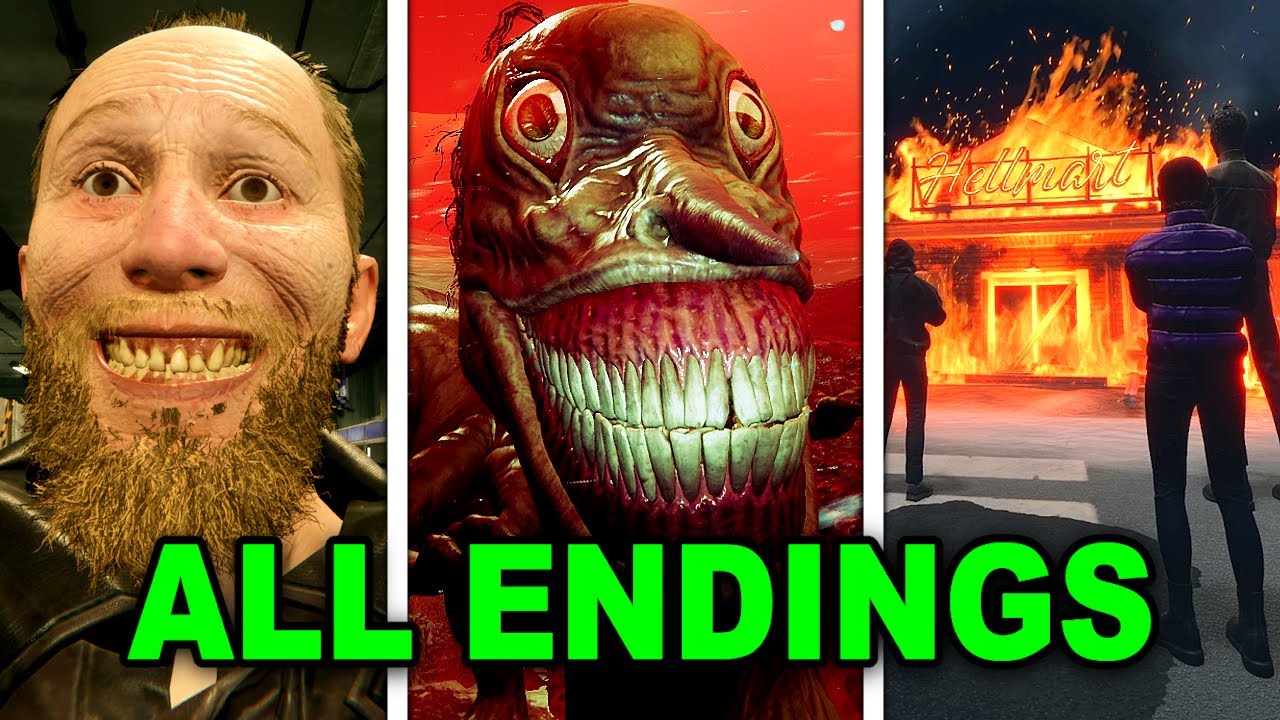HELLMART - ALL Endings: Bad, Good and Secret (Showcase)