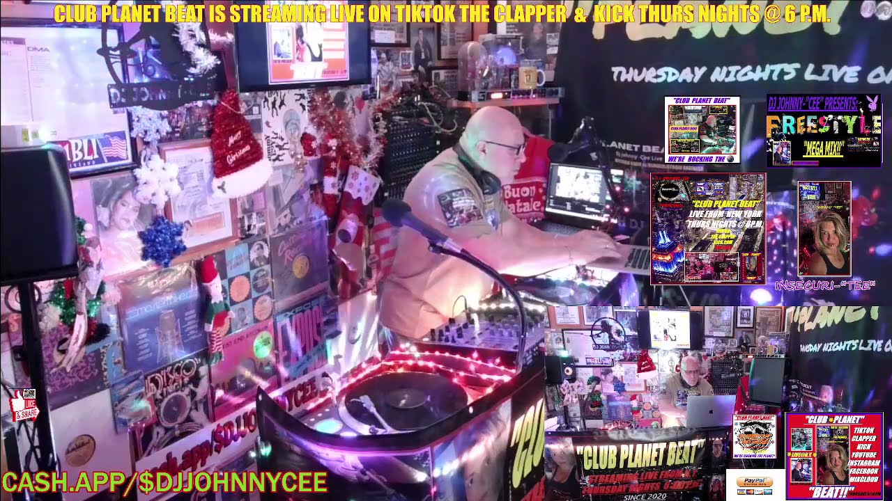 ''CLUB PLANET BEAT LIVE'' HOLIDAY FREESTYLE MIXSHOW 12/12/25 LIVE FROM NEW YORK!!