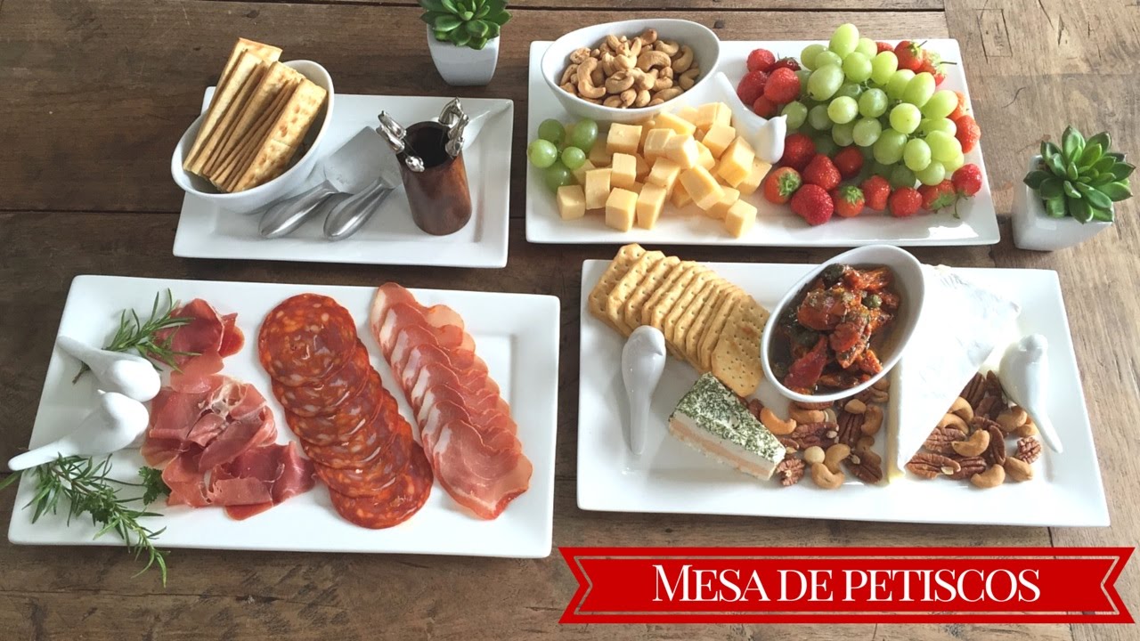 Como fazer uma mesa de petiscos- recebendo de última hora #CLUBEDACASA