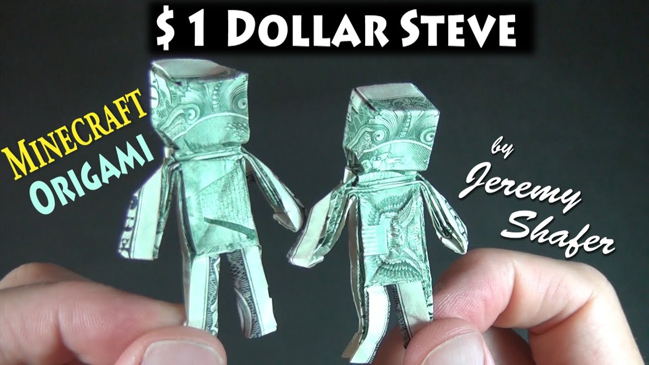 Origami Minecraft Steve