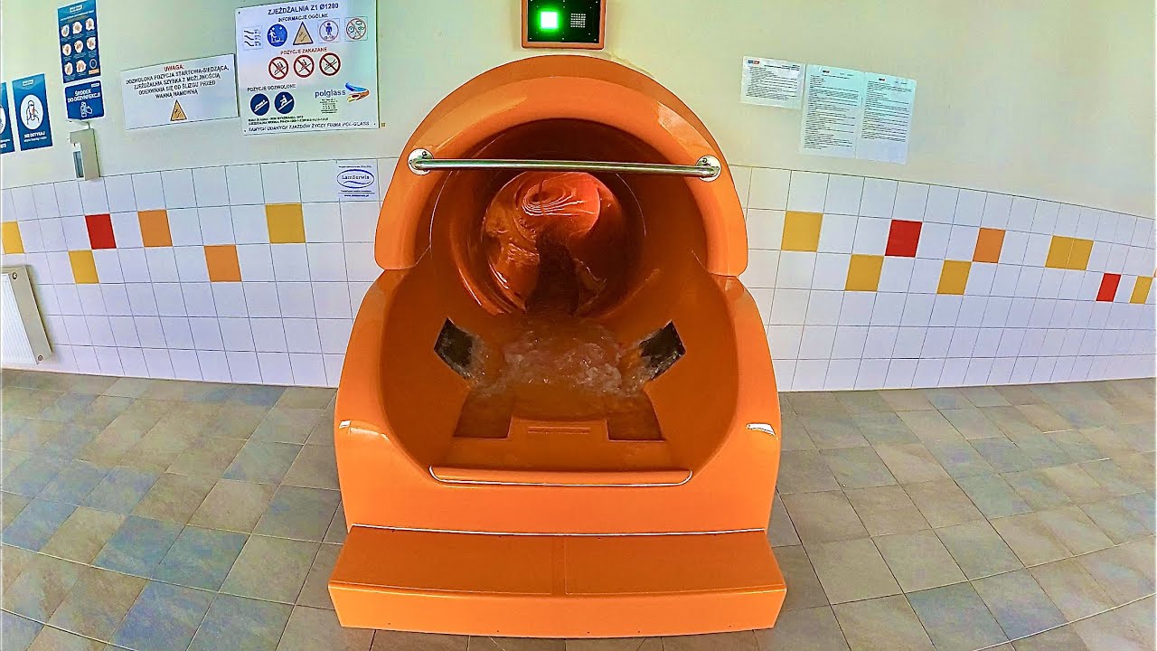 Aquadrom Ruda Śląska - Orange Tube Water Slide