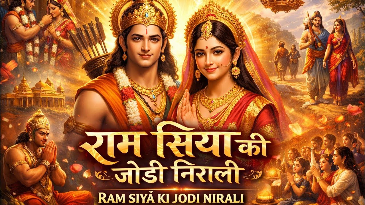 राम सिया की जोड़ी निराली | Most Beautiful Ram Sita Bhajan #bhakti #bhajan #jaishreeram 