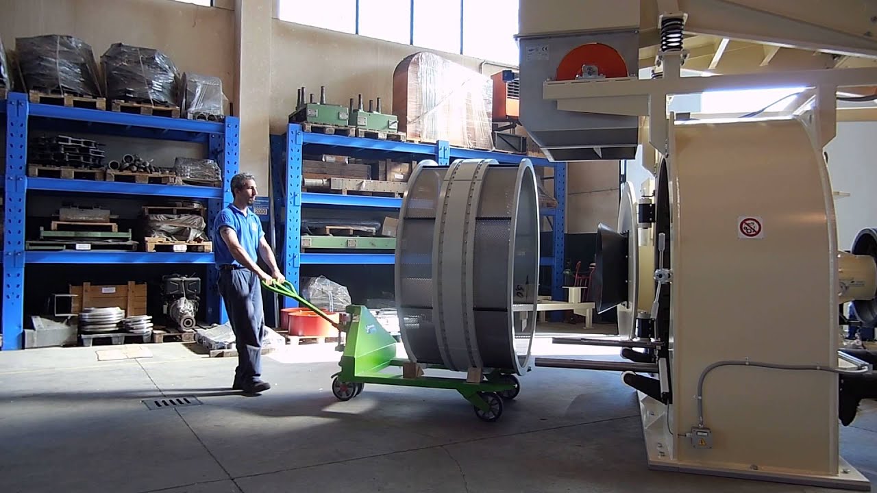 GLOBUS - MSG Centrifugal mill for dry particles. Quick ring change