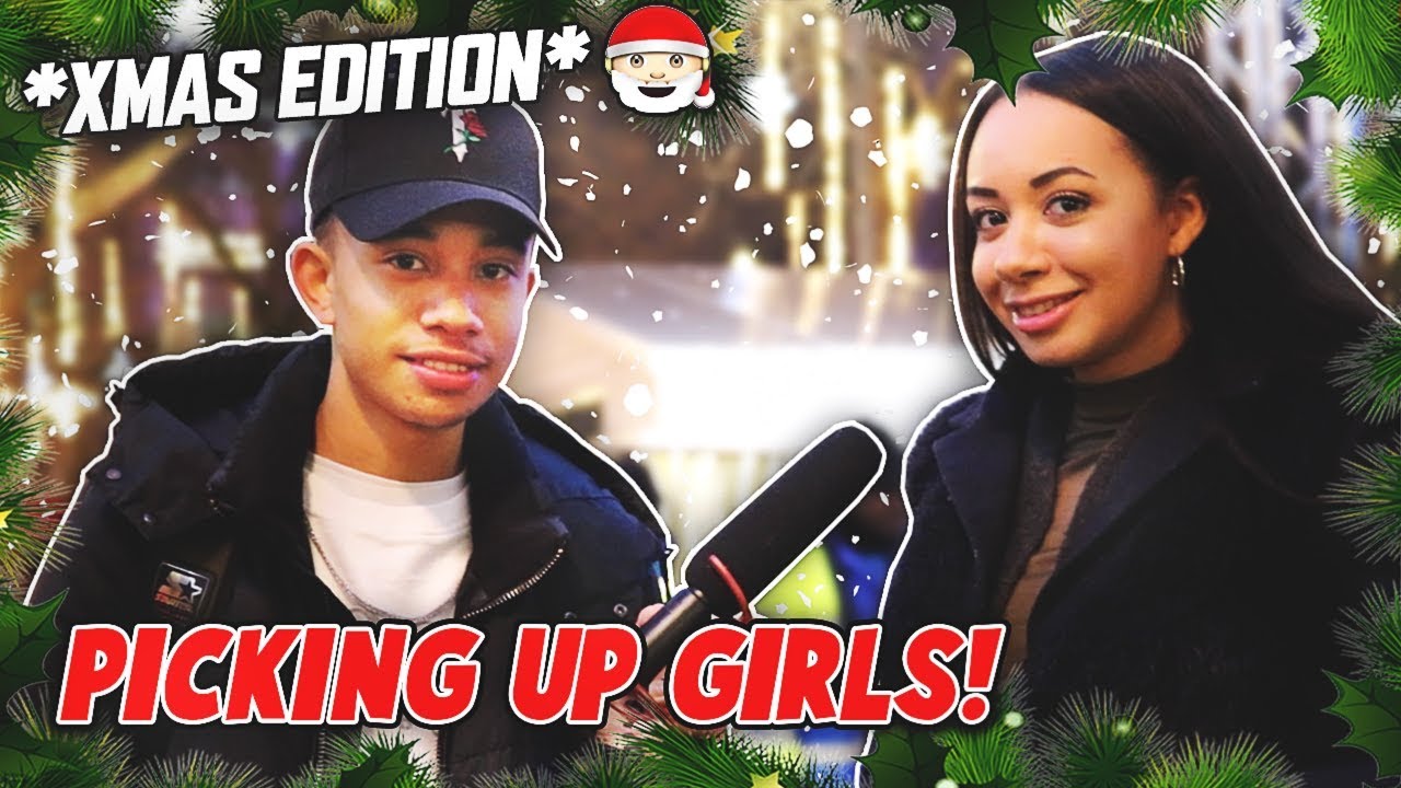 CHRISTMAS PICK UP LINES IN LONDON! (XMAS EDITION) *Gone Wrong*