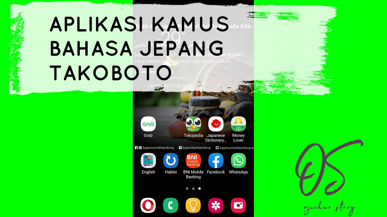 Aplikasi Kamus Bahasa Jepang TAKOBOTO