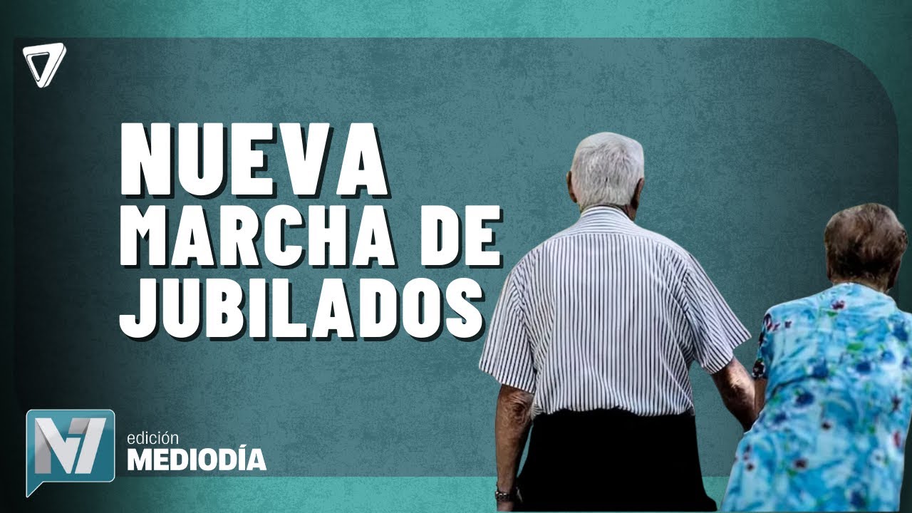 AHORA: JUBILADOS marchan por MEDICAMENTOS y salarios DIGNOS