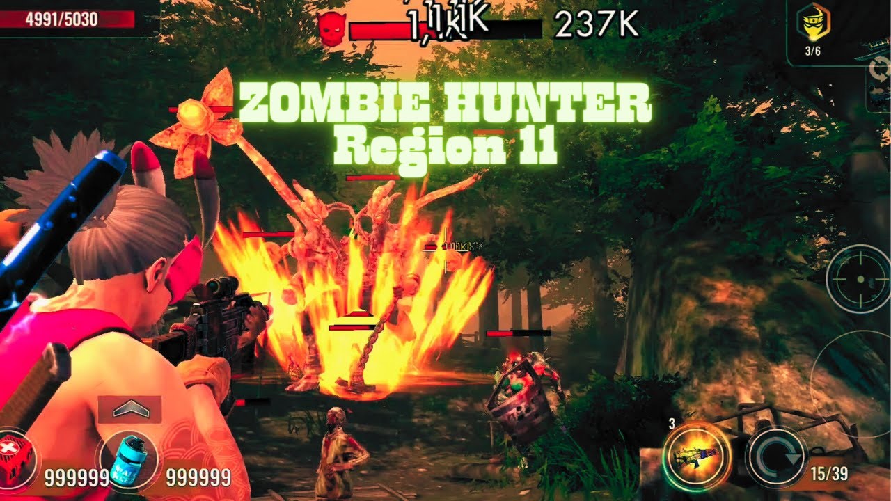 Survival's Endgame: The Final Stand in Zombie Hunter Region 11 Facing the Final Boss!