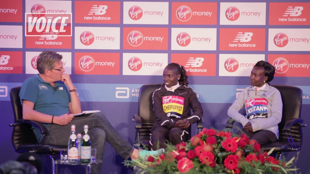 London Marathon Vivian Cheruiyot and Mary Keitany