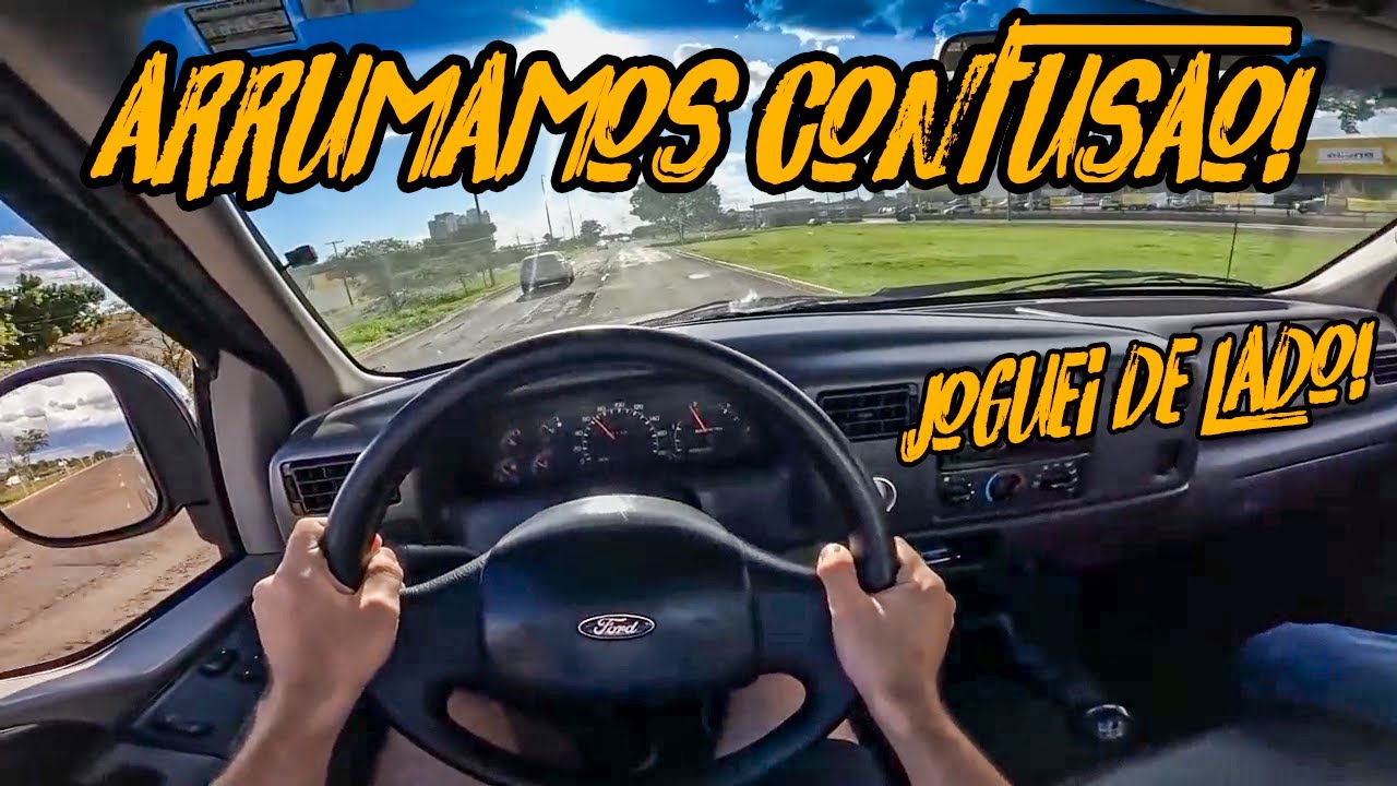 ACELERANDO TUDO A F250 6 CILINDROS PREPARADA!!🔥😈BRUTA DE VERDADE CUSPINDO MUITO DIESEL
