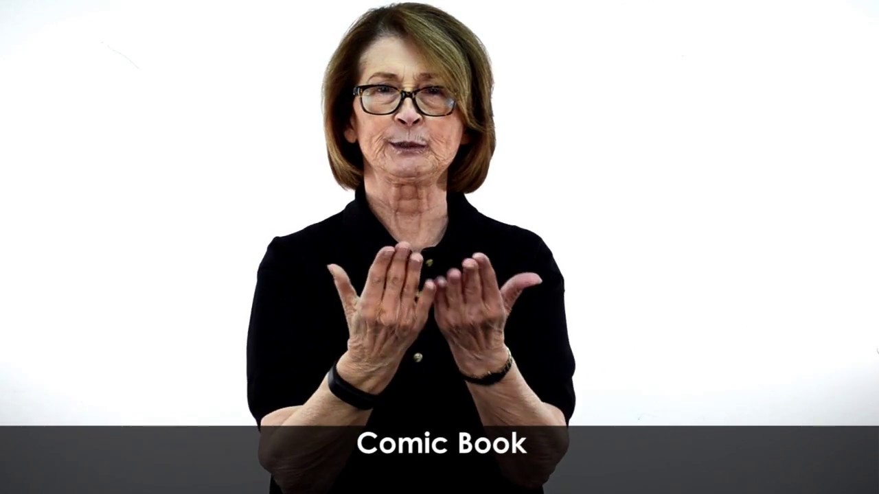 Harris Communications ASL Word of the Week: Comic Book