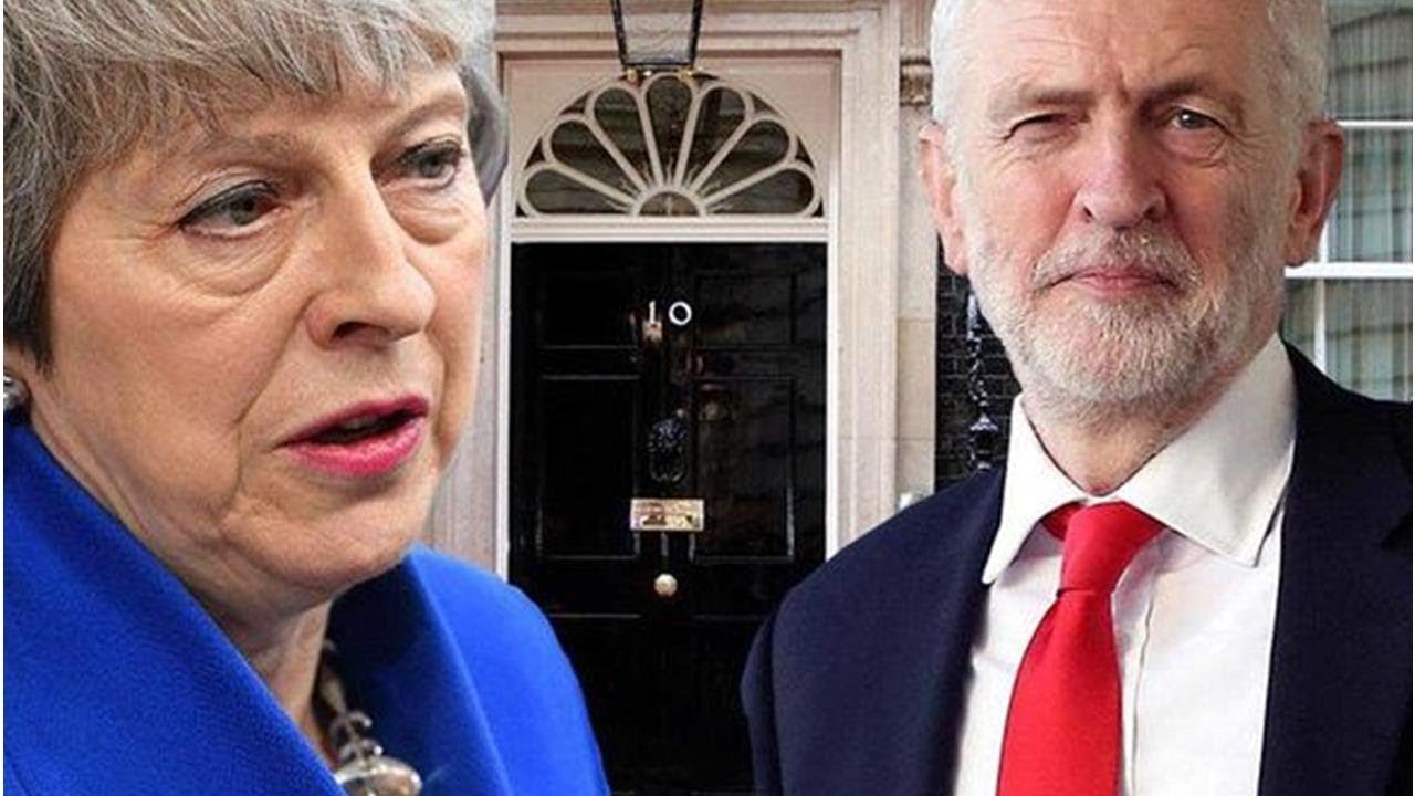 TORY POLL SHOCK: May to be OUSTED as PM by Corbyn - support PLUMMETS by 10 points