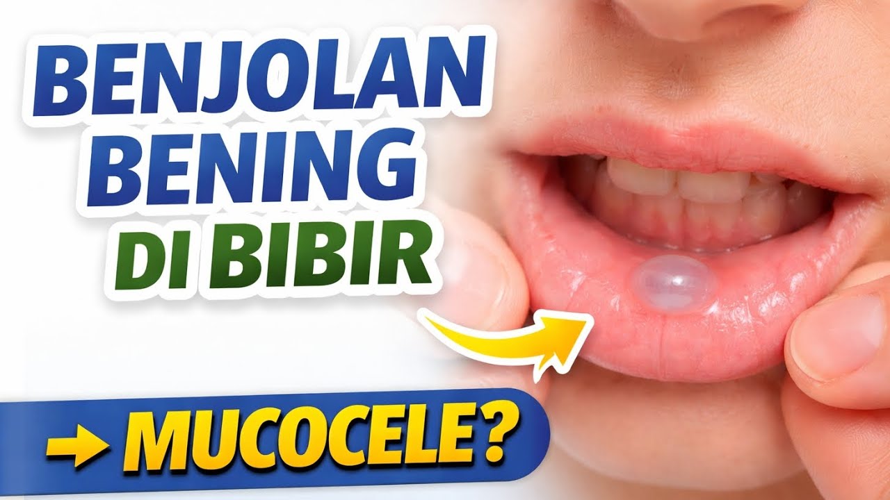 Benjolan bening di bibir, apakah berbahaya?