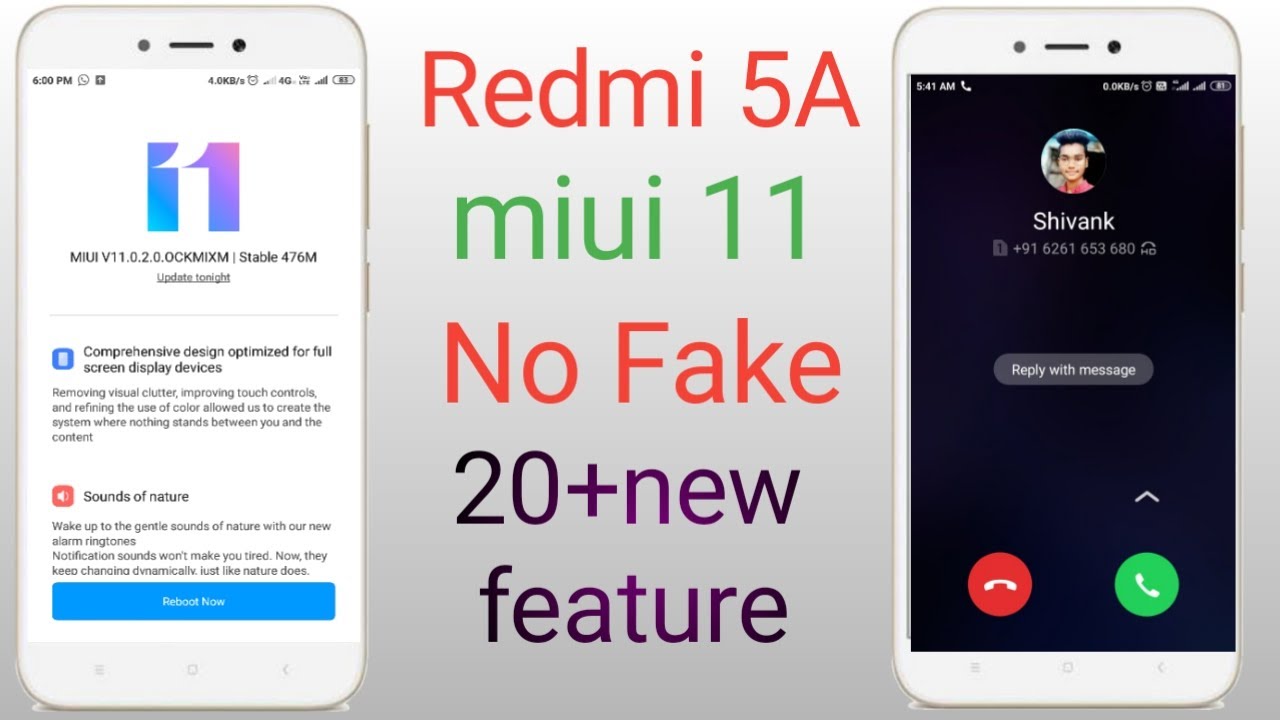 Redmi 5A miui 11 update Live l 20+new features