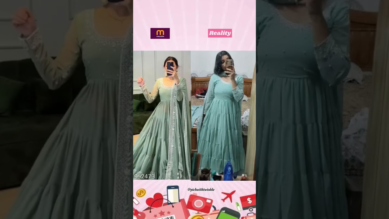 trending latest anarkali gown haul 