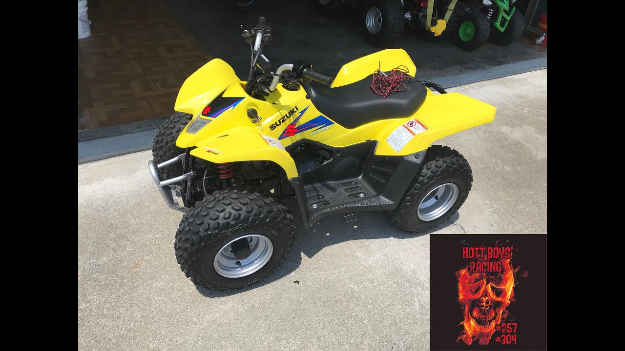 Hott Boy's Garage - Ep. 11 - Suzuki LTZ50 - 50cc Youth ATV Maintenance and Dynatek Ignition Install