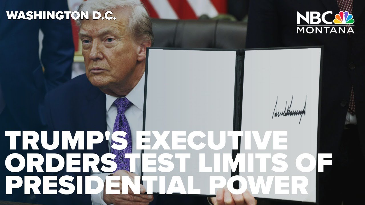 TRUMP'S EXECUTIVE ORDERS TEST LIMITS OF PRESIDENTIAL POWER