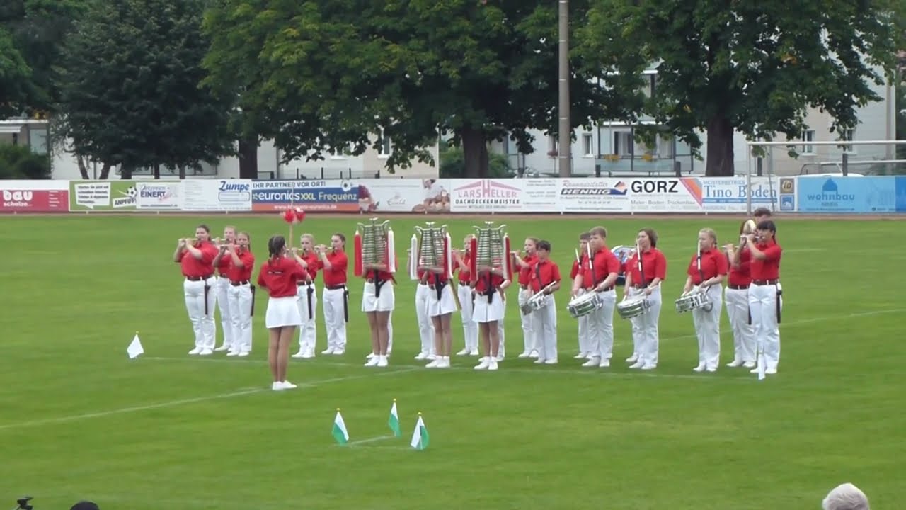 Nachwuchsspielmannszug der Lommatzscher Spielleute, 11. Radeberger Musikfest, 32. Sächsische LM 2022