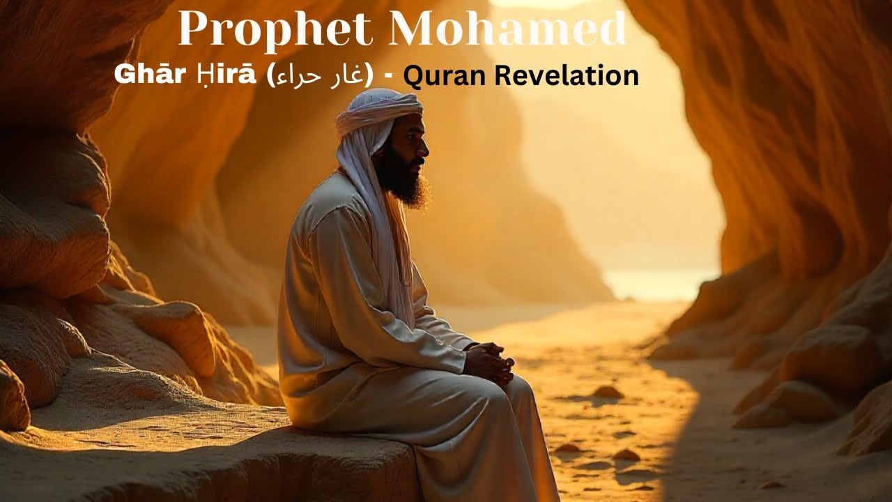 The First Revelation in Cave Hira (غار حراء)