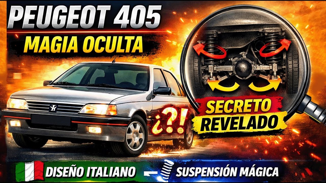 El Peugeot 405 y su Magia Oculta: Diseño Italiano + Suspensión de Leyenda
