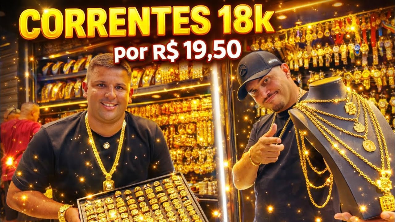 🔥FABRICANTE DE CORRENTES E PULSEIRAS COM O MENOR PREÇO DO BRÁS! LUCRO GARANTIDO MAIS DE 200% #brás