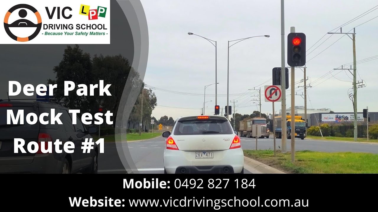 Deer Park Mock Driving Test | Route #1 | VIC Driving School