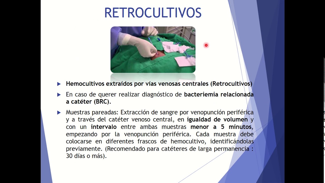 Toma de muestra de hemocultivos