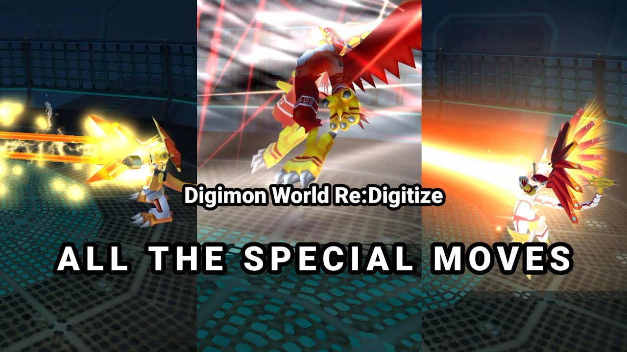 try all the special moves in Digimon World Re:Digitize psp