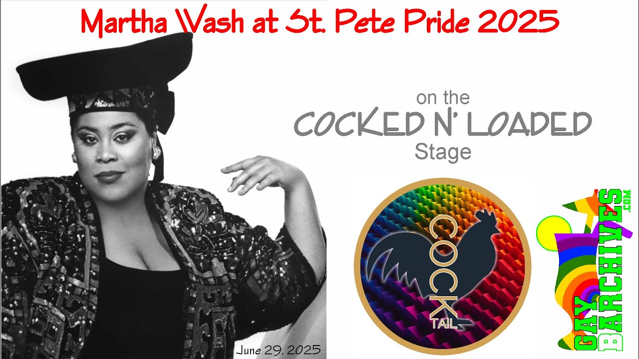 Martha Wash performed LIVE at #StPetePride June 29 2025 thanks to David Fischer & his COCKTAIL team