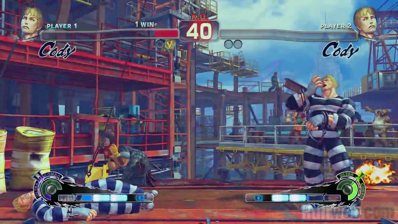 Super Street Fighter IV 'Cody vs Cody (Poongko) Gameplay' TRUE-HD QUALITY