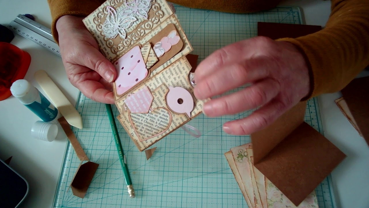 tuto flip out booklet (livret déplié).