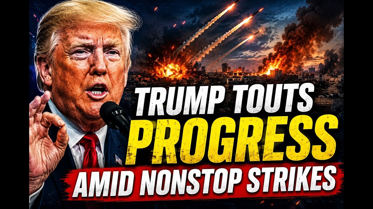 Breaking News: Trump Claims Progress Despite Ongoing Strikes In Middle East Crisis | Live