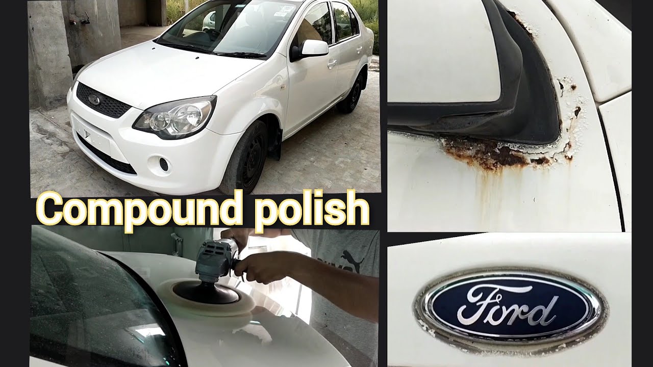 Ford Fiesta denting and painting full compound and polish. (please subscribe 🙏🙏🙏)