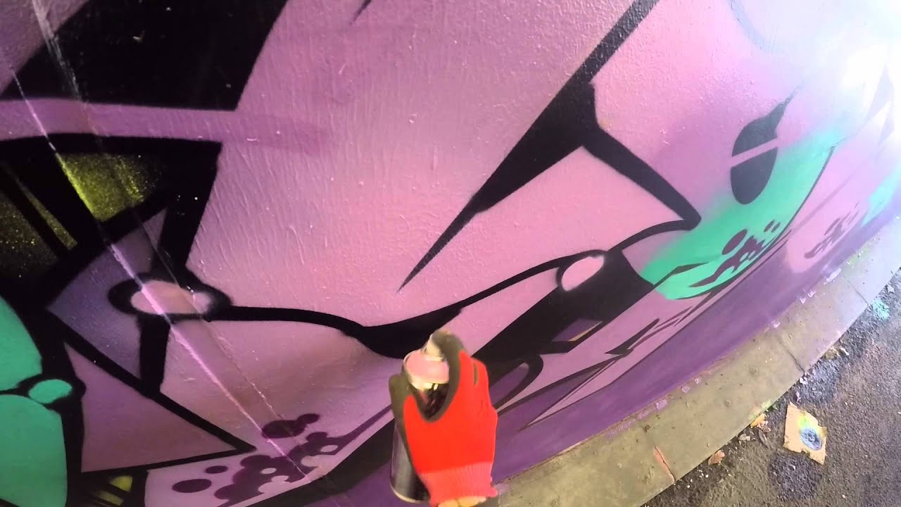 Graffiti - Ghost, Osek, Zem, & Deets EA Crew - Whole Crew Take Over