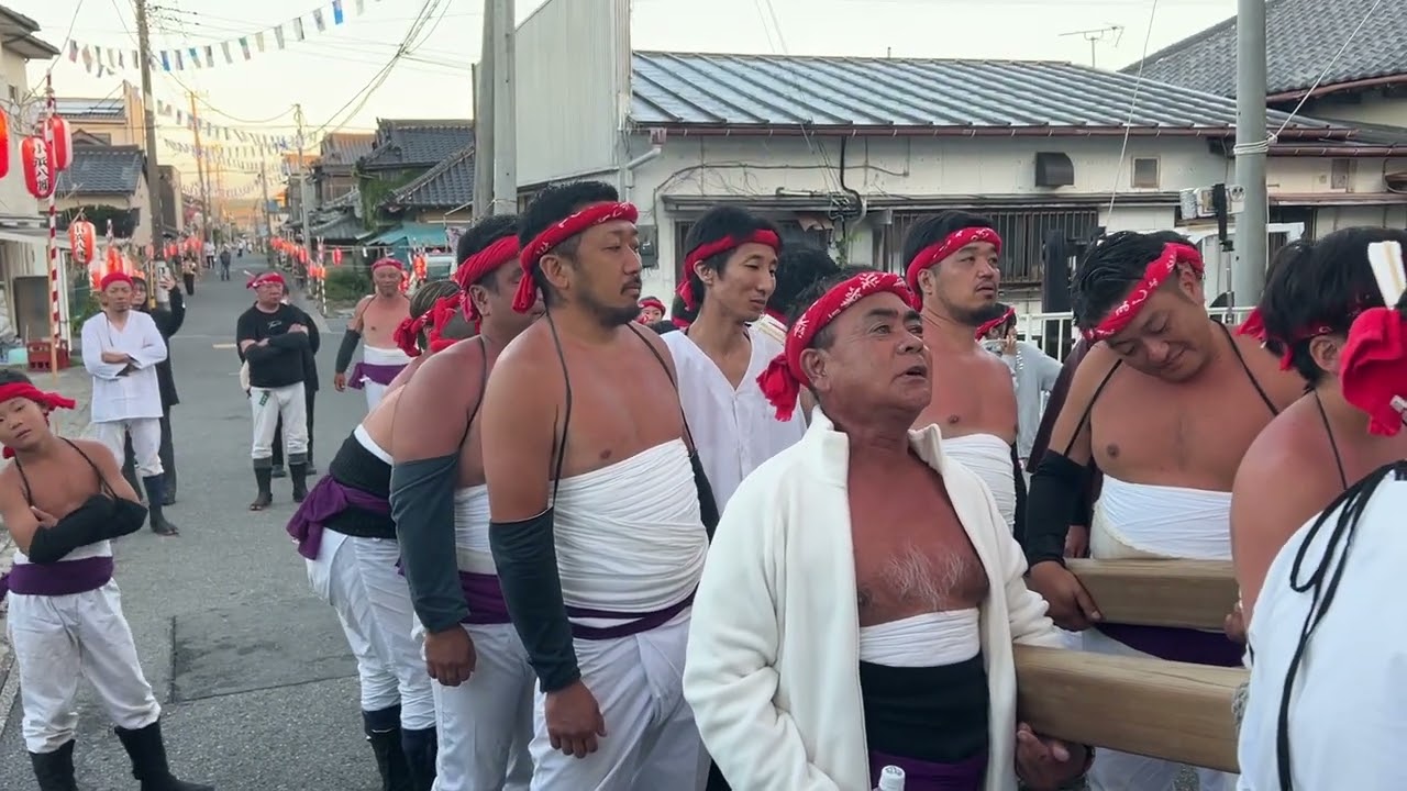2025  大原はだか祭り 24日 27 小浜八幡神社宮入り