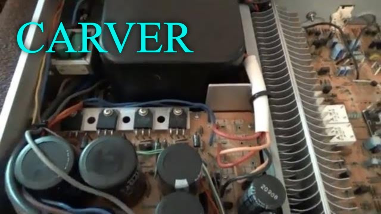Vintage Carver Stereo Amplifier Revealed - M-500t Best Sounding Carver